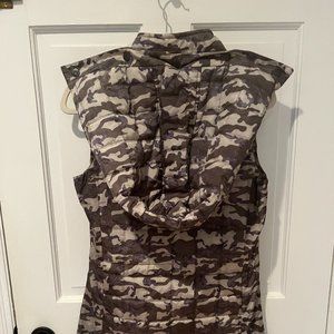 Anatomie Camo Vest with Removable Hood